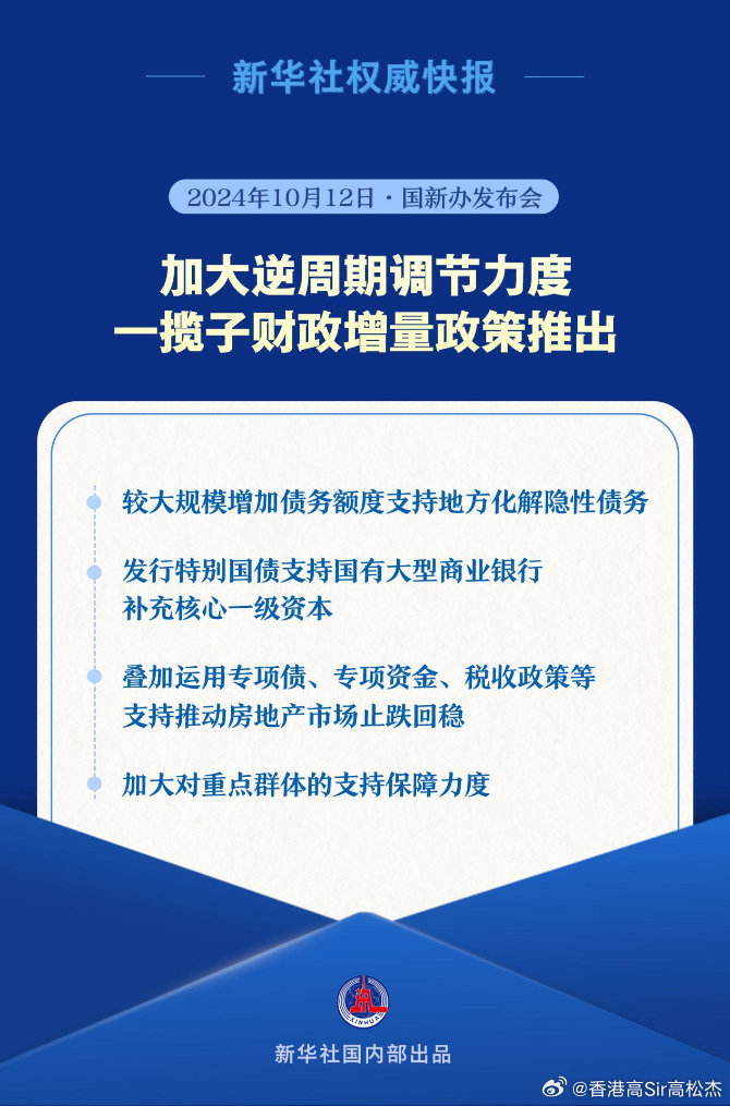 财政增量政策