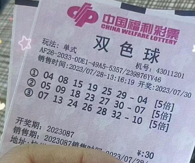新澳正版资料免费大全_双色球最新晒票