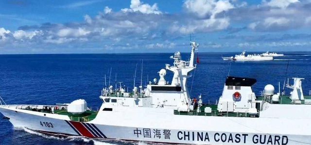海警演练严密防范台独分子外逃
