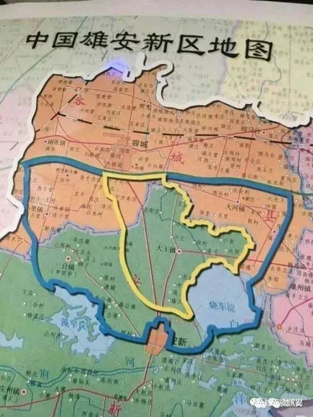 雄安新区最新地图，自然美景探索之旅启动