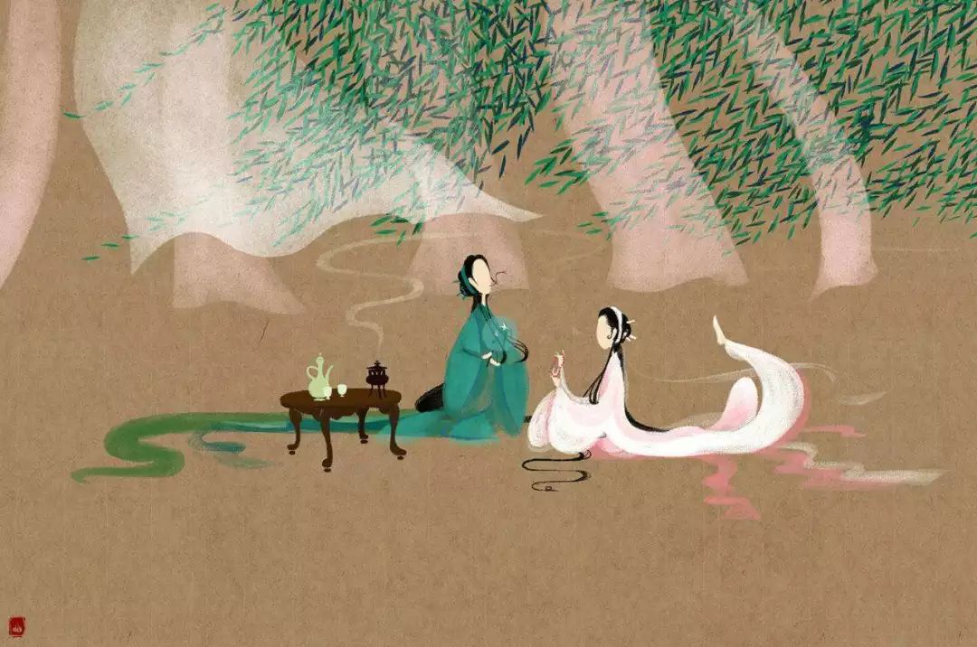友家的色彩与温暖（或 友情与家的温馨）