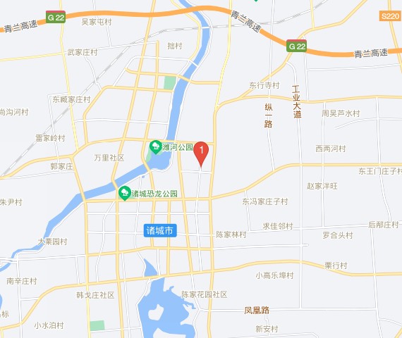 诸城市最新地图版